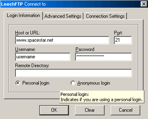 download leech ftp